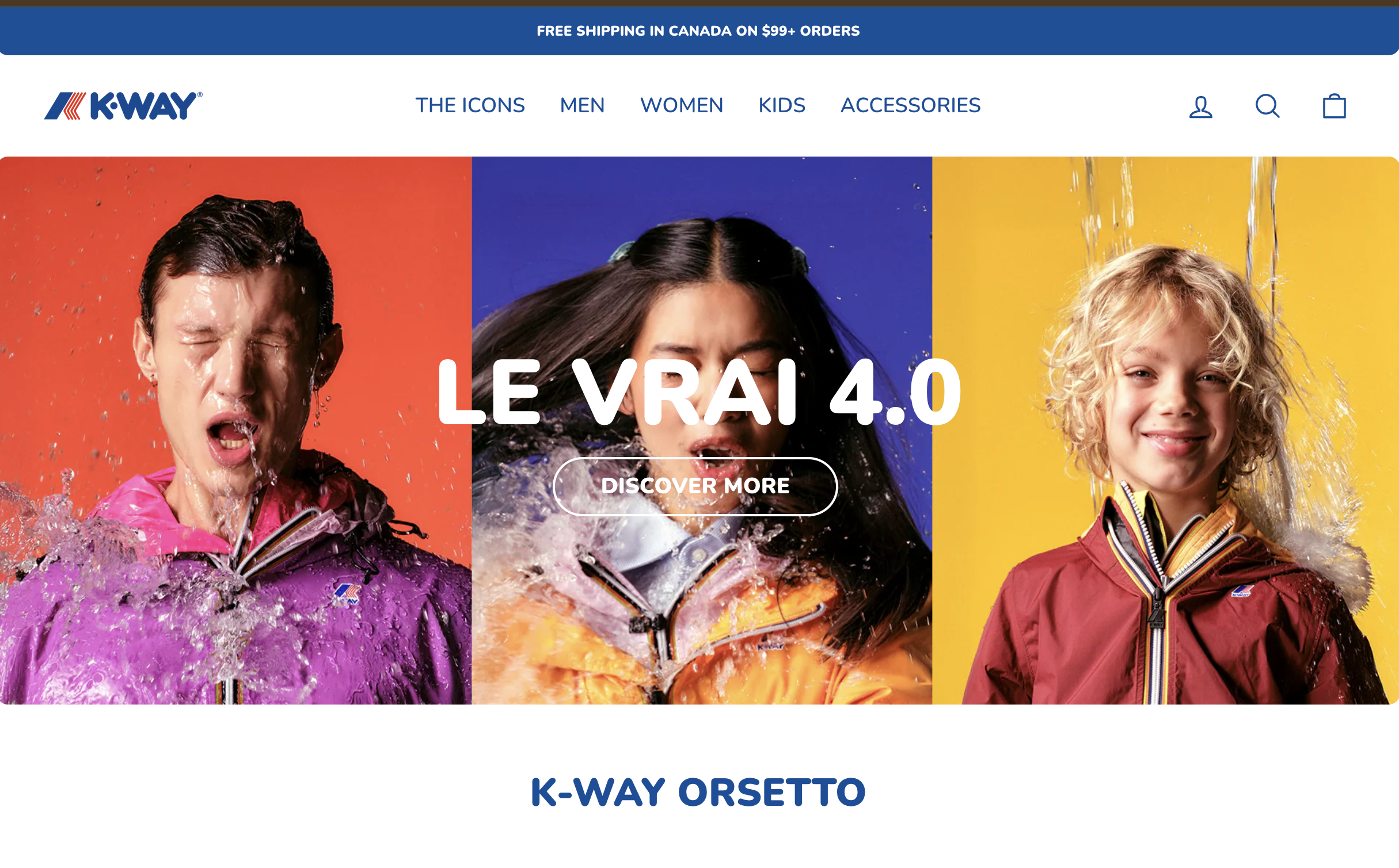 Projet Shopify K-Way Canada